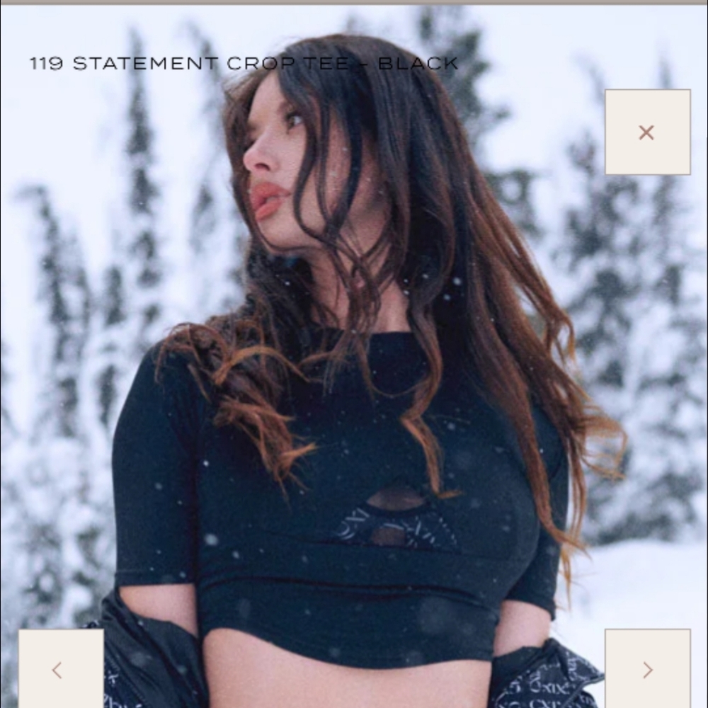 Black Crop Top - NWT!!